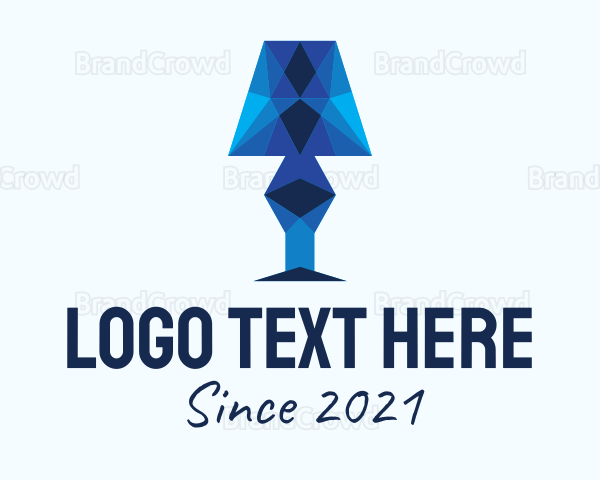 Geometric Lamp Furniture Logo