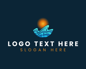 Seafarer - Wave Surfing Resort logo design