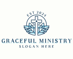 Cross Wings Ministry logo design
