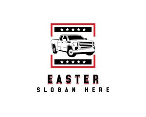 Pickup - Pickup Vehicle Transport logo design