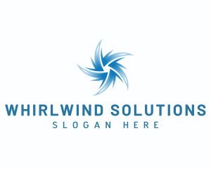 Fan Propeller Cooling logo design