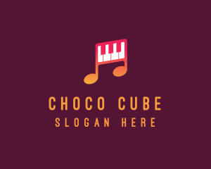 Jazz - Piano Melody Music logo design