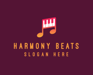 Tune - Piano Melody Music logo design