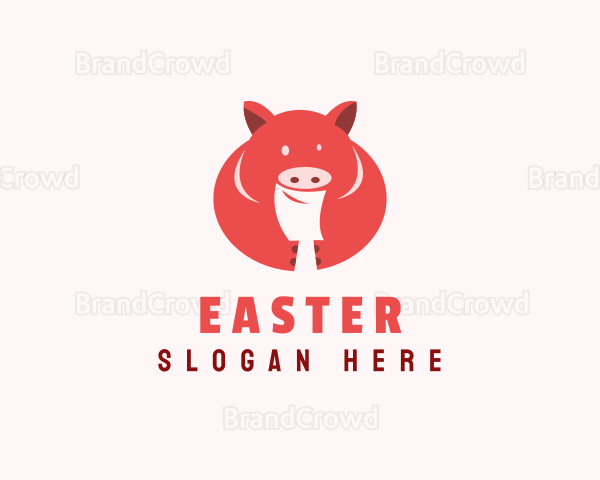 Fat Pig Butcher Logo