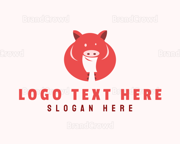 Fat Pig Butcher Logo