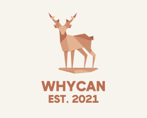 Etsy Store - Deer Stag Origami logo design