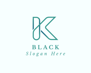 Firm - Professional Finance Firm Letter K logo design