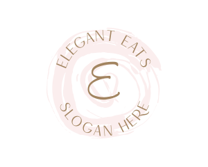 Feminine Watercolor Salon Boutique logo design