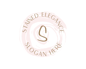 Feminine Watercolor Salon Boutique logo design