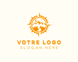 Outdoor Travel Navigation Logo