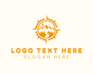 Tourism - Outdoor Travel Navigation logo design