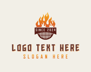 Roast - Barbecue Roasting Rotisserie logo design
