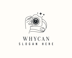 Dslr - Camera Hand Photography logo design