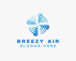 Fan Air Conditioning logo design