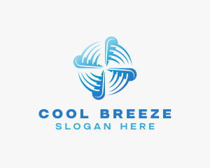 Air Conditioning - Fan Air Conditioning logo design