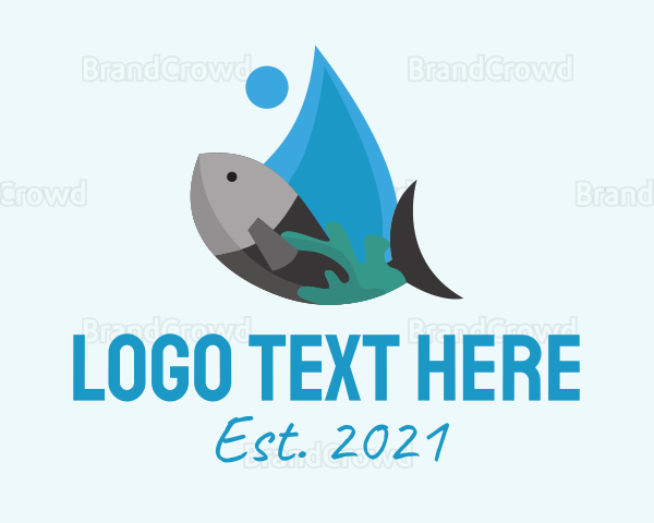 Aquatic Marine Fish Logo