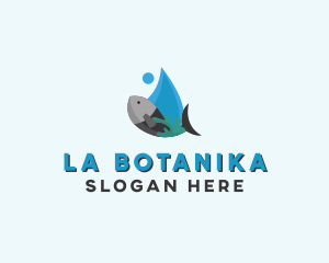 Fishing - Aquatic Marine Fish logo design