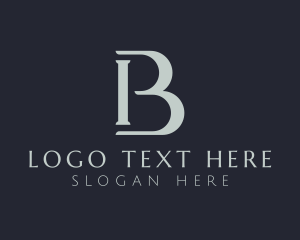 E Commerce - Minimalist Financial Legal Letter B logo design