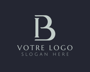 Minimalist Financial Legal Letter B Logo