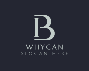 Attorney - Minimalist Financial Legal Letter B logo design