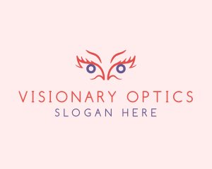 Optical Fashion Eye logo design