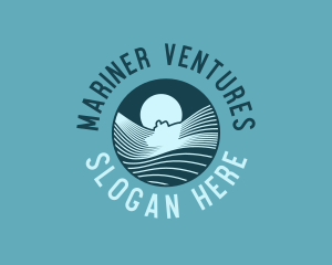 Sea Marine Boat  logo design