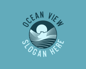 Sea Marine Boat  logo design