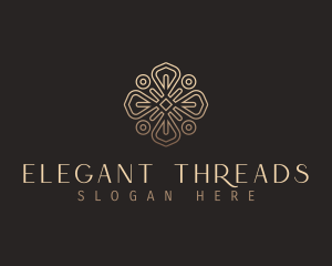 Elegant Flower Mandala logo design