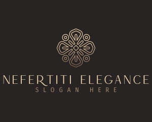 Elegant Flower Mandala logo design