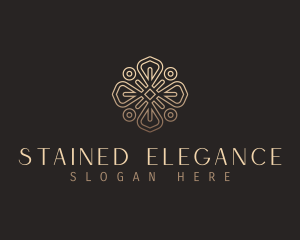 Elegant Flower Mandala logo design