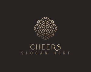 Hotel - Elegant Flower Mandala logo design