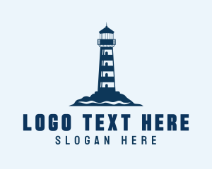 Coastal - Maritime Coastal Lighthouse logo design