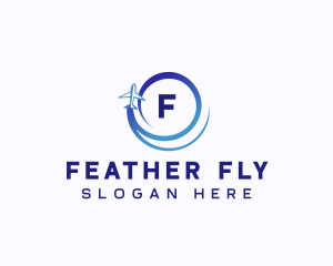 Travel Airplane Transportation logo design