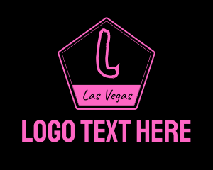 Las Vegas - Pink Las Vegas logo design