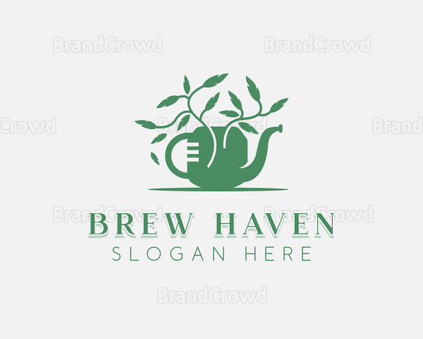 Landscaper Watering Can Logo