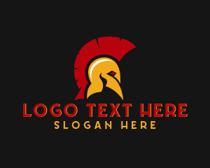 Knight - Spartan Soldier Warrior logo design