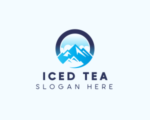 Mountain Peak Glacier logo design