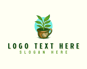 Leaf - Agricultural Pot Plant logo design