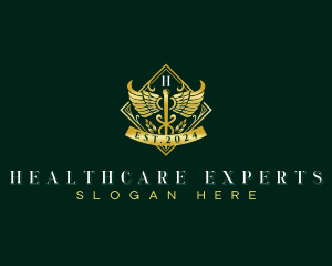 Medical Caduceus Hospital logo design