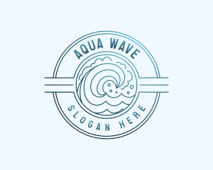 Ocean Wave Resort logo design