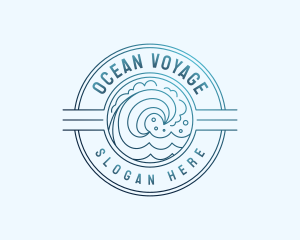 Ocean Wave Resort logo design