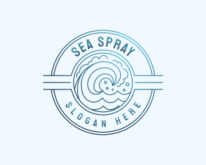 Ocean Wave Resort logo design