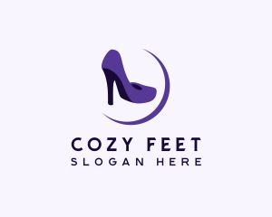 Slippers - Luxury Stiletto Fashion logo design