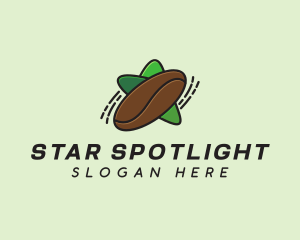 Coffee Bean Star logo design