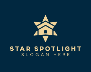 Residential Star House Property logo design