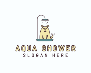 Shower - Shower Dog Grooming logo design