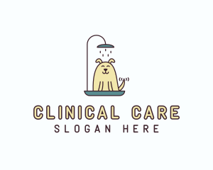 Shower Dog Grooming logo design