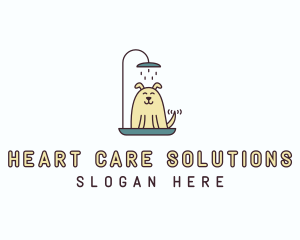 Shower Dog Grooming logo design