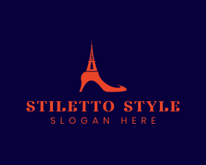 Paris Luxury Stiletto logo design