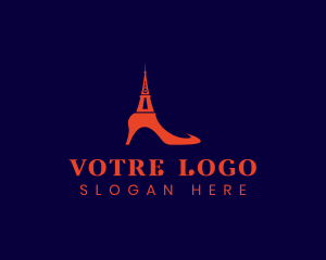 Boutique - Paris Luxury Stiletto logo design